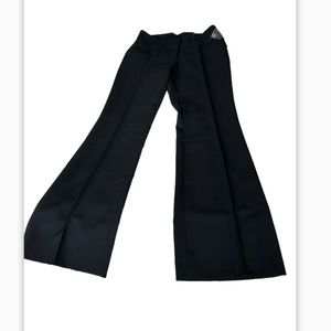SUEY SHIER flare fabric pants